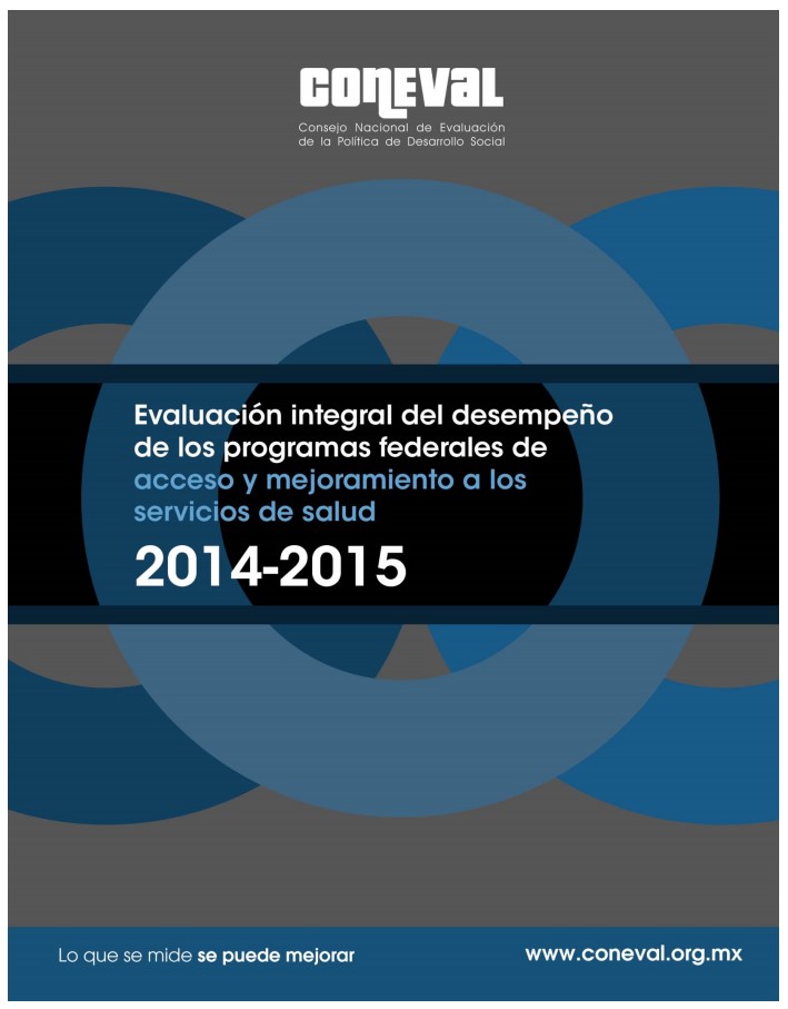 Evaluación Integral de los programas Federales de Conservación y Generación de Empleo