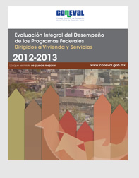 Evaluación Integral de los Programas Federales dirigidos a Vivienda y Servicios
